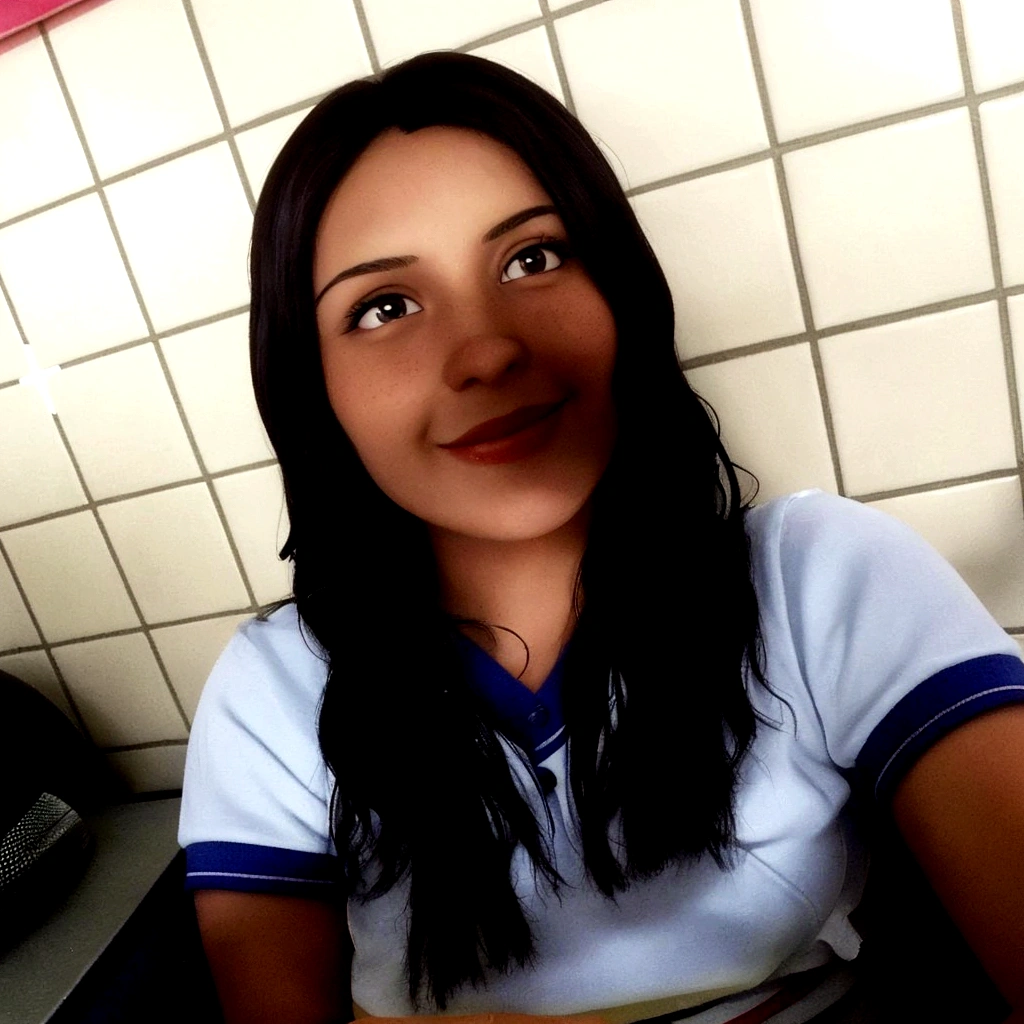 There is a woman sitting in a kitchen with a plate of food, alanis guillen, photoshot, frontal photoshot, by Amélia Peláez, selfie of a young woman, looks like fabiula natal, profile image, powder Nándor Katona, fernanda suarez, photo realist, monserrat gudiol, malika favre great quality