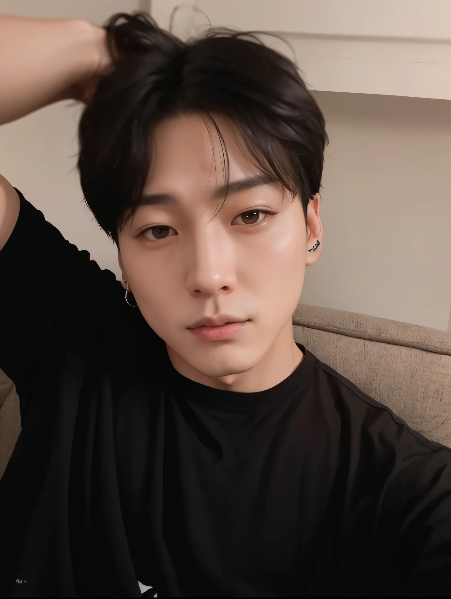 Korean, asian man, Bblack hair, jungkook do BTS