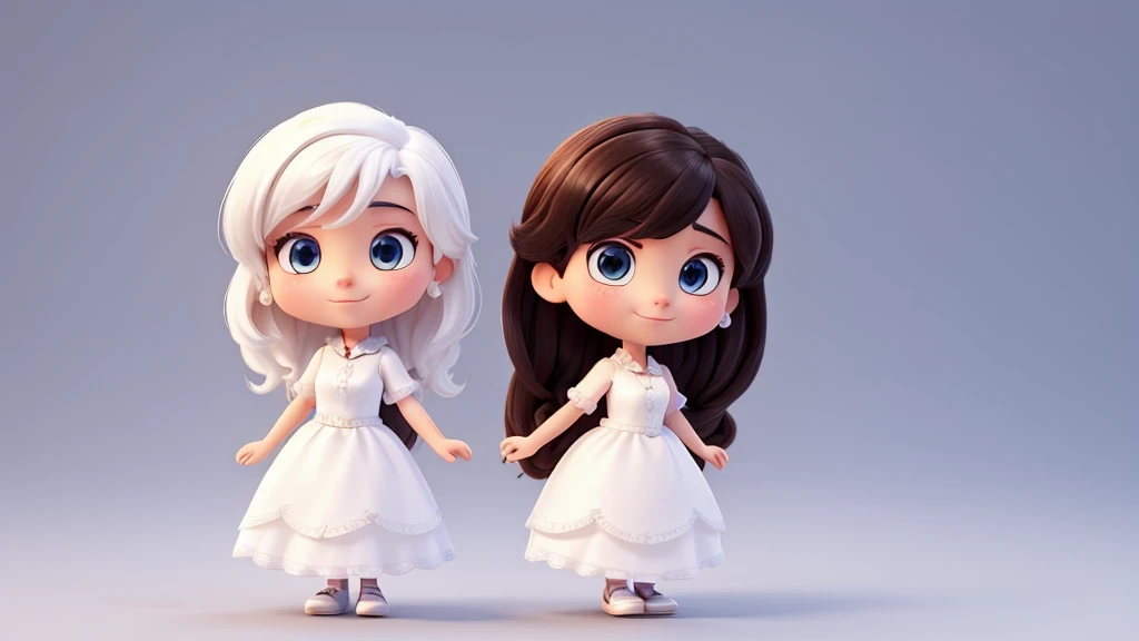 make the photo couple with a white background