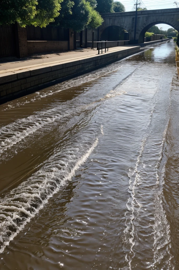 running water. Still sewer