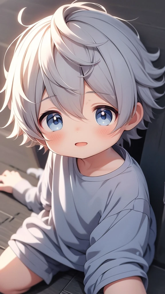 chibi  anime boy 4 years  laying on the ground with his head on his hands, cute anime, menino anime, cabelo loiro olhos azuis, olhos azuis e cabelos loiros, Cabelo loiro e olhos azuis, garoto fofo, anime chibi, menino loiro, cabelo loiro olhos azuis, menino loiro com olhos amarelos, Papel de parede de anime, anime chibi, menino pequeno, anime!!!!!!!!!!!!!!!