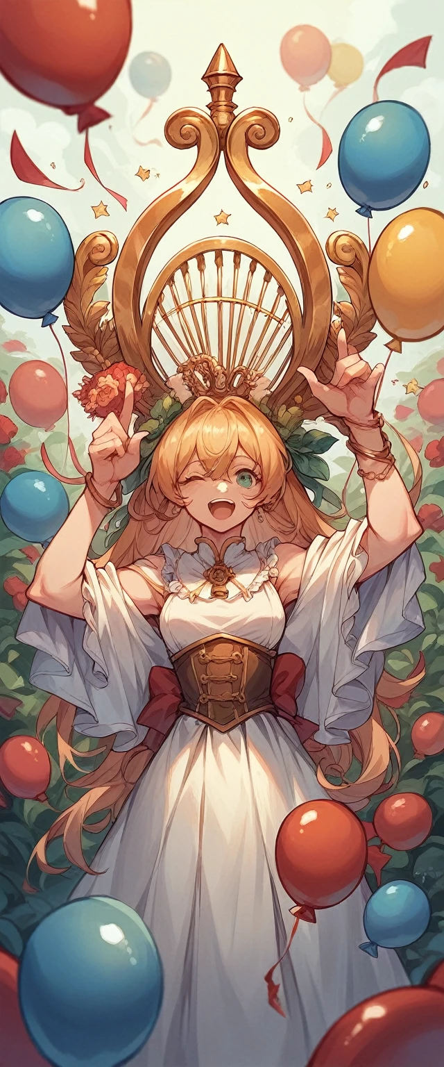Take a photo of the characters from the game Grand Chase, elesis, lyre, Arme and Mary celebrating a birthday