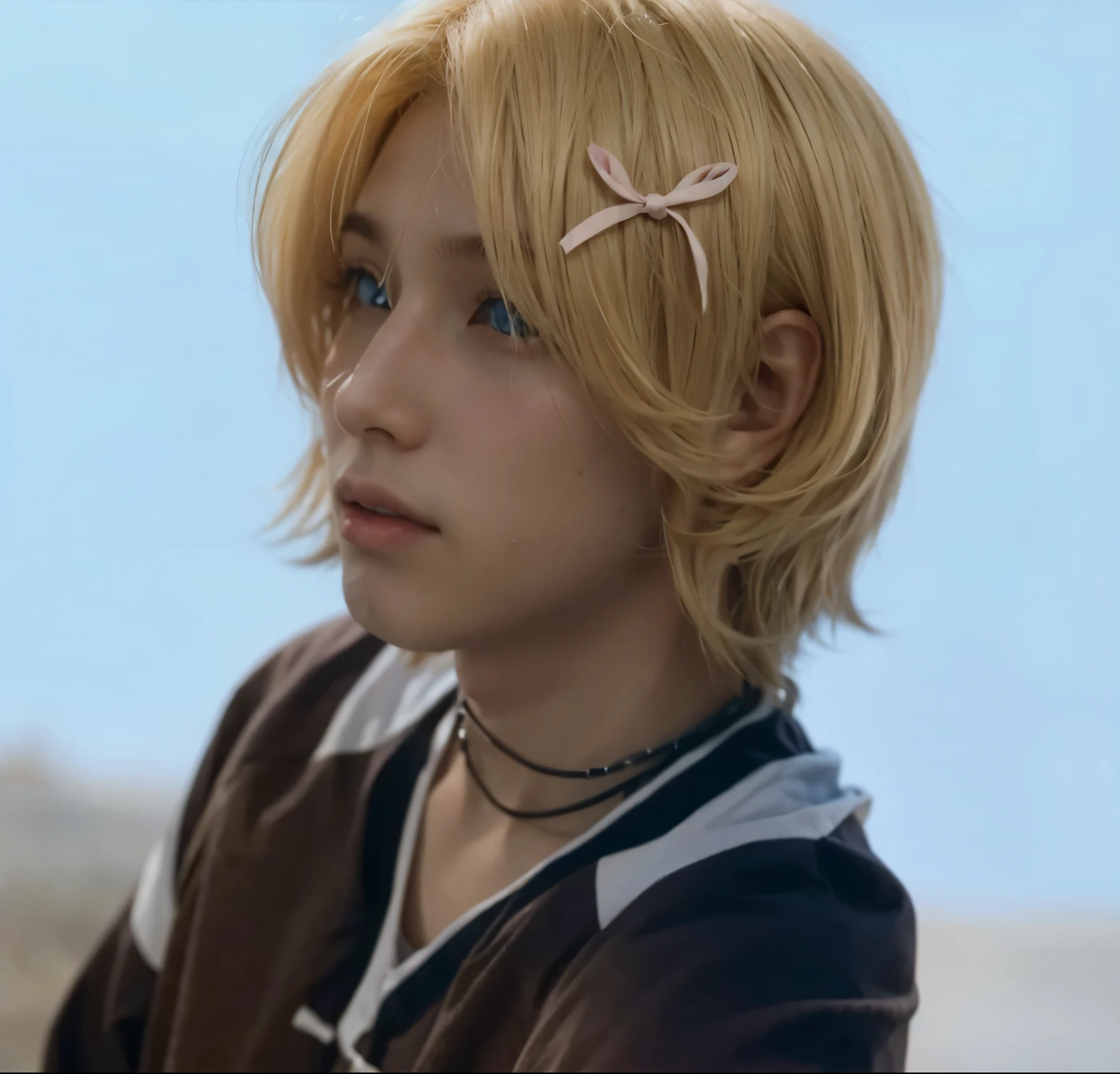 blond man