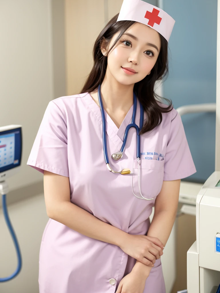 Cute girl　nurse　hospital
