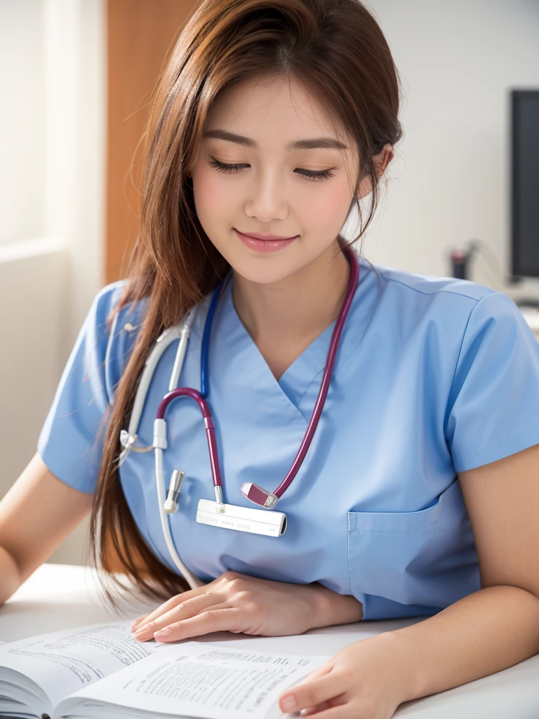 Nurse working at the hospital Realistic