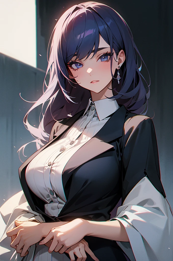 Beautiful girl, detailed dress, mafia