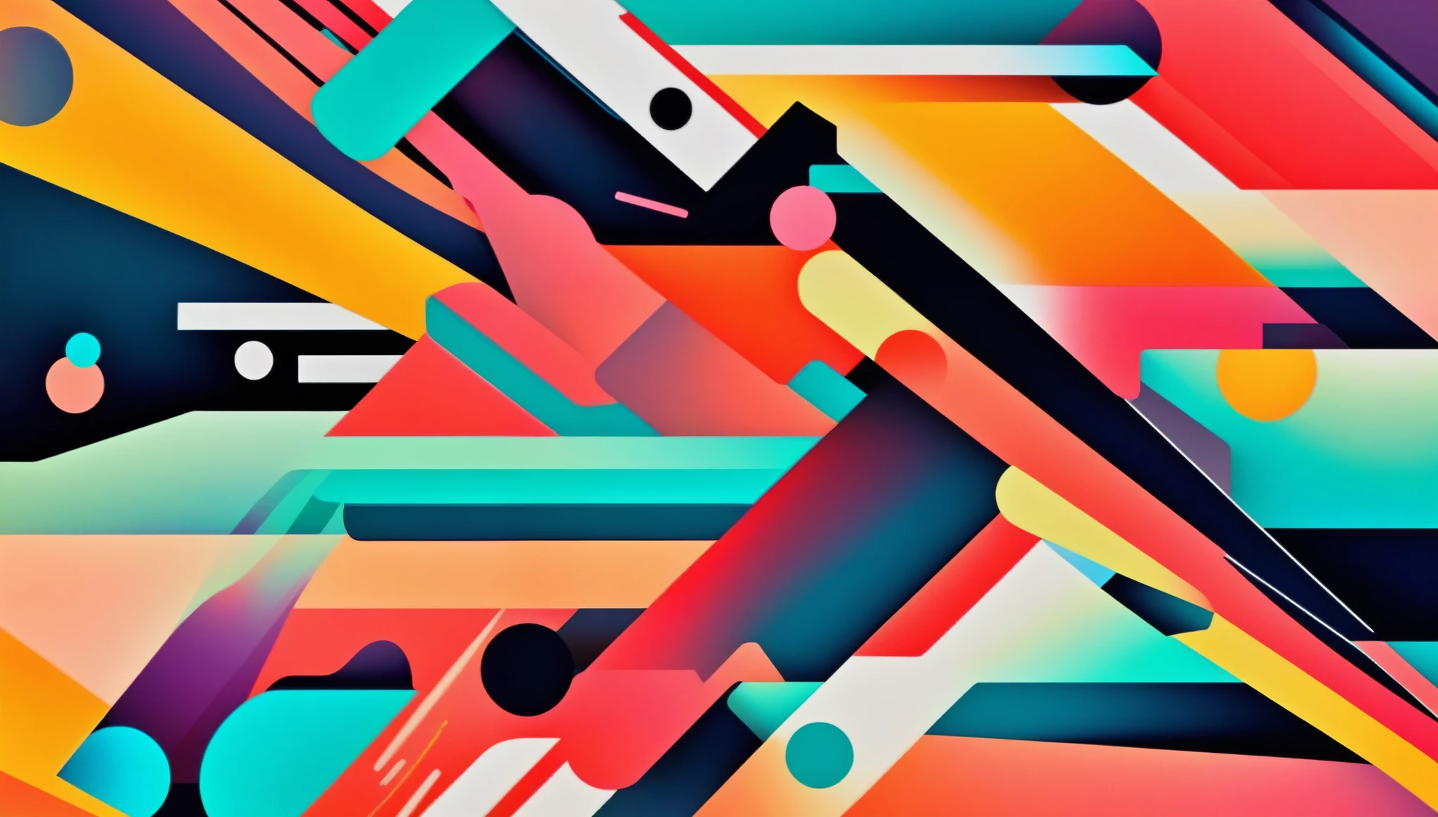 abstract art with colorful shapes and lines on a black background, futuristic but colorful shading, abstract, abstract design, colorful generative art, very abstract, abstract style, colourful digital art, abstract colors, abstract!, multicolored vector art, abstract shapes, made entirely from gradients, abstract colours, inspired by Vassily Maximov, geometric abstract, colourful artwork