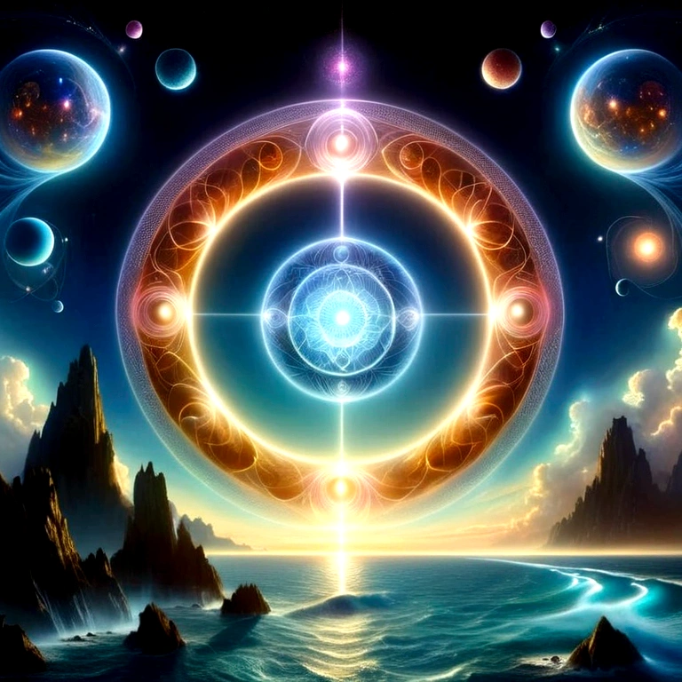 Astrologer,Magic Circle, Sacred geometry, Clear focus, Floating Ghost Mage, Heaven and earth collapsed, Mobius strip, Black Hole, Lots of meteorites floating, Combination Magic Circle, call, Transformation of matter and immateriality, Kim Sik, and other complex ritual combinations , Mike Winkelmann style的超现实数字艺术, Rolf ARmstRong style: Fractal, Alberto Vargas, 和 H'style.R. liver. liver,Magical Realism,classical realism,Surrealism,imagination,Science fiction,From another realm,impossible,Visual exaggeration,Post-cyberpunk,Nano punk,Atomic Punch,gather,Circuit,lightpainting,白羊seat,♈︎,金牛seat,♉︎,双子seat. ♊︎,cancer,♋︎,天蝎seat,♏︎,天秤seat,♎︎,seat,♍︎,狮子seat,♌︎,射手seat,♐︎. 摩羯seat,♑︎,水瓶seat,♒︎,双鱼seat,♓︎,Unreal Engine,Octane RendeRing,V-Ray,High Detail,high quality,high resolution,Surrealism,16K,Ultra wide angle,High Angle Shot,,Bioluminescence,