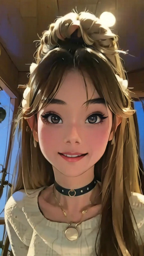 rzl, 1girl, (best quality), (Masterpiece:1.2), (realistic, photo-realistic:1.2), (Highly Detailed Face and Skin Texture), cowboy shot, (20 years old Japanese idol), cute face, Whitening Skin, Double Eyelids, (Absurdly Long Hair:1.5), (slim figure), (flat bust:1.1), long legs, (Black Straight Hair), (Choker), (ゴシックロリータ:1.1), sea, moon, beach