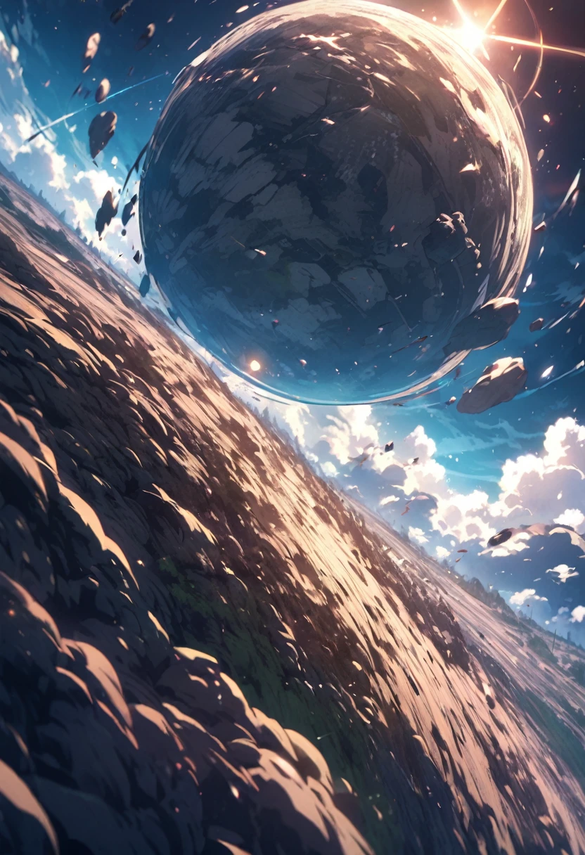 heaps of earth