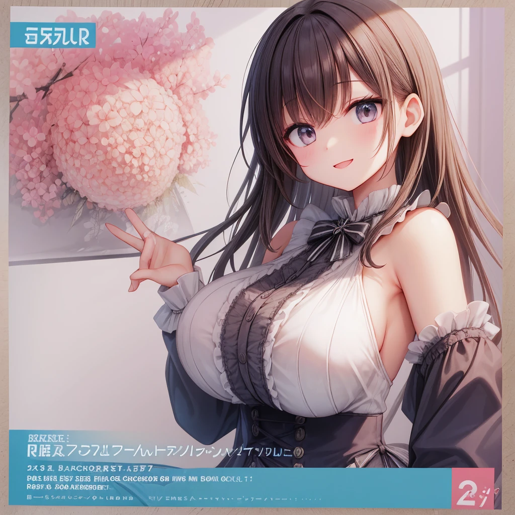1 Girl、smile、、Big Breasts、summer
