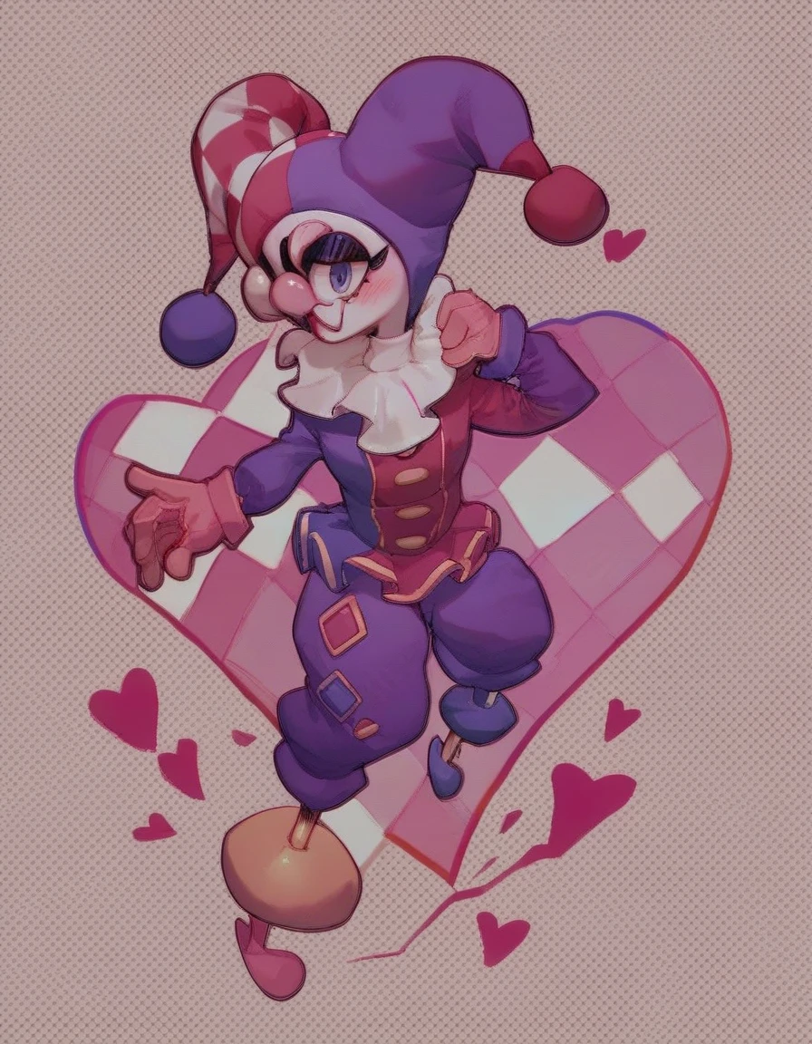 uma imagem de desenho animado de uma mulher segurando cartas de baralho e sorrindo, [[[[sorrindo malvado]]]], por Kanbun Master, Vanir (Konosuba), trending on devianart, cutecore clown, "Diamantes, ██full of expressions██, Malandro, smiling maniacally, ❤🔥🍄🌪, 2 d estilo anime