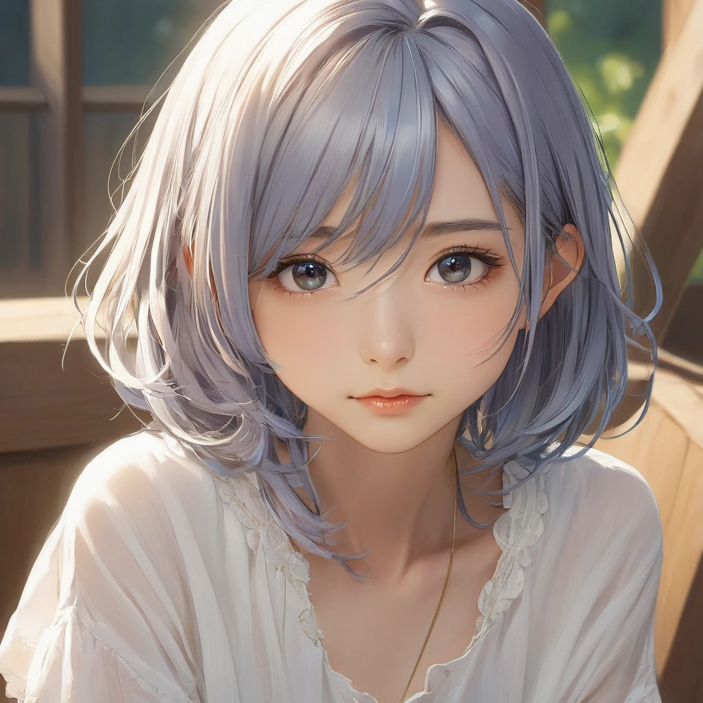 (masterpiece, Highest quality:1.2), One girl, alone,bony body、15 years old、Anime Style