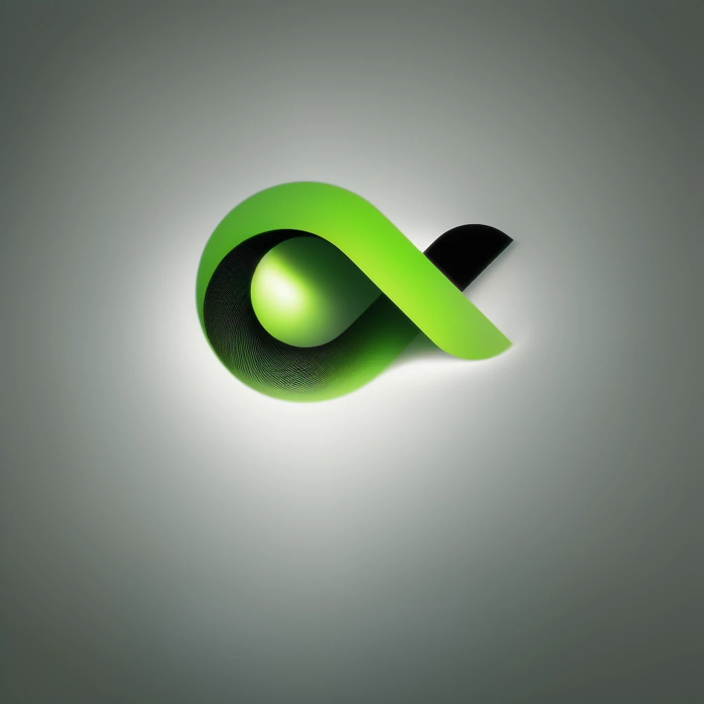 a close up of a green símbolo infinito on a dark background, símbolo infinito, glifo do infinito, logotipo minimalista sem texto, Logopond, loop sem fim, Tendências do DeviantArt, glifo do infinito waves, símbolo infinito like a cat, awwwards, Retrato médio, logotipo minimalista, drible 8k, logotipo minimalista vetor, nvidia e behance