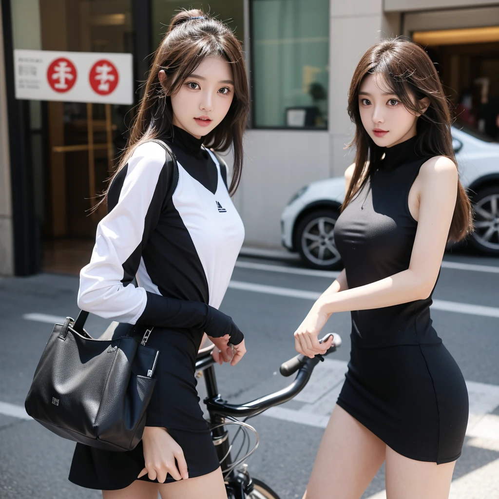 Beauty、Beautyライダー、beautiful girl、Beauty、Female Pabiker、bike rider suit、beauty、Beautiful woman、Handsome woman、mini skirt、Bodysuits