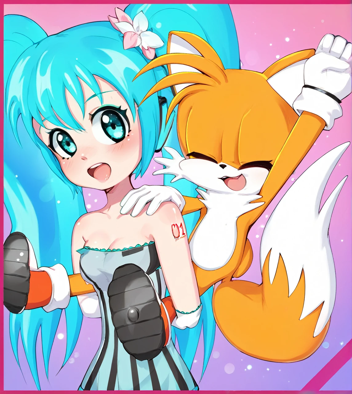 source_cartoon, (score_9,score_8_up,score_7_up,),solo, very aesthetic, bokeh,light particles,
1 girl,
Hatsune miku, (vore belly), (person inside belly), (burping:1.2),