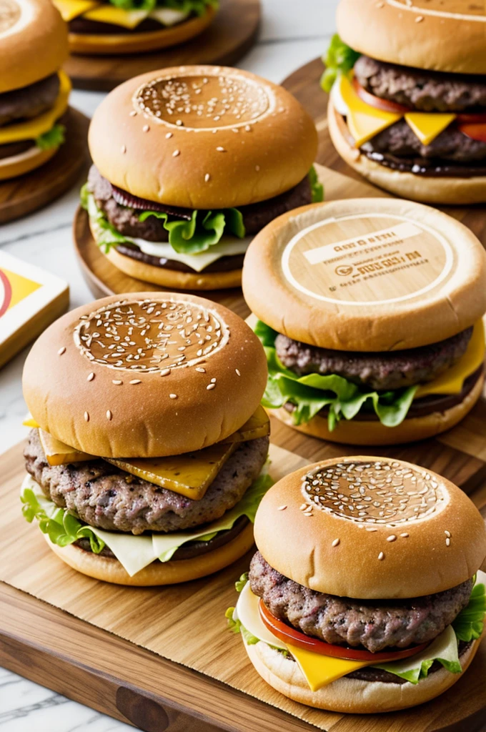 logo , label and packaging for a burger business called greath delight
