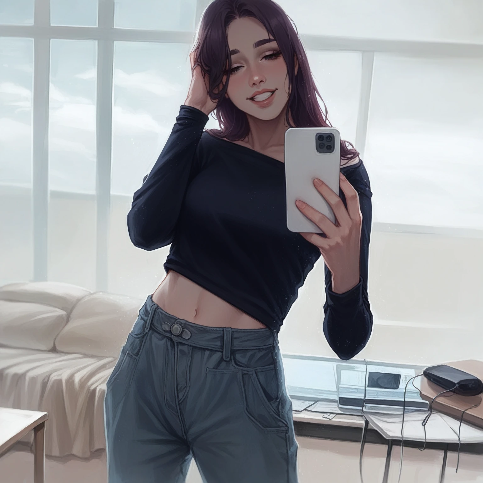 (masterpiece:1.2, best quality:1.2, beautiful, high quality, highres:1.1, aesthetic), detailed, extremely detailed, ambient soft lighting, 4K, perfect lighting,
1girl, solo,CARTOON_April_ONeil_TMNT_ownwaifu, www.ownwaifu.com,
