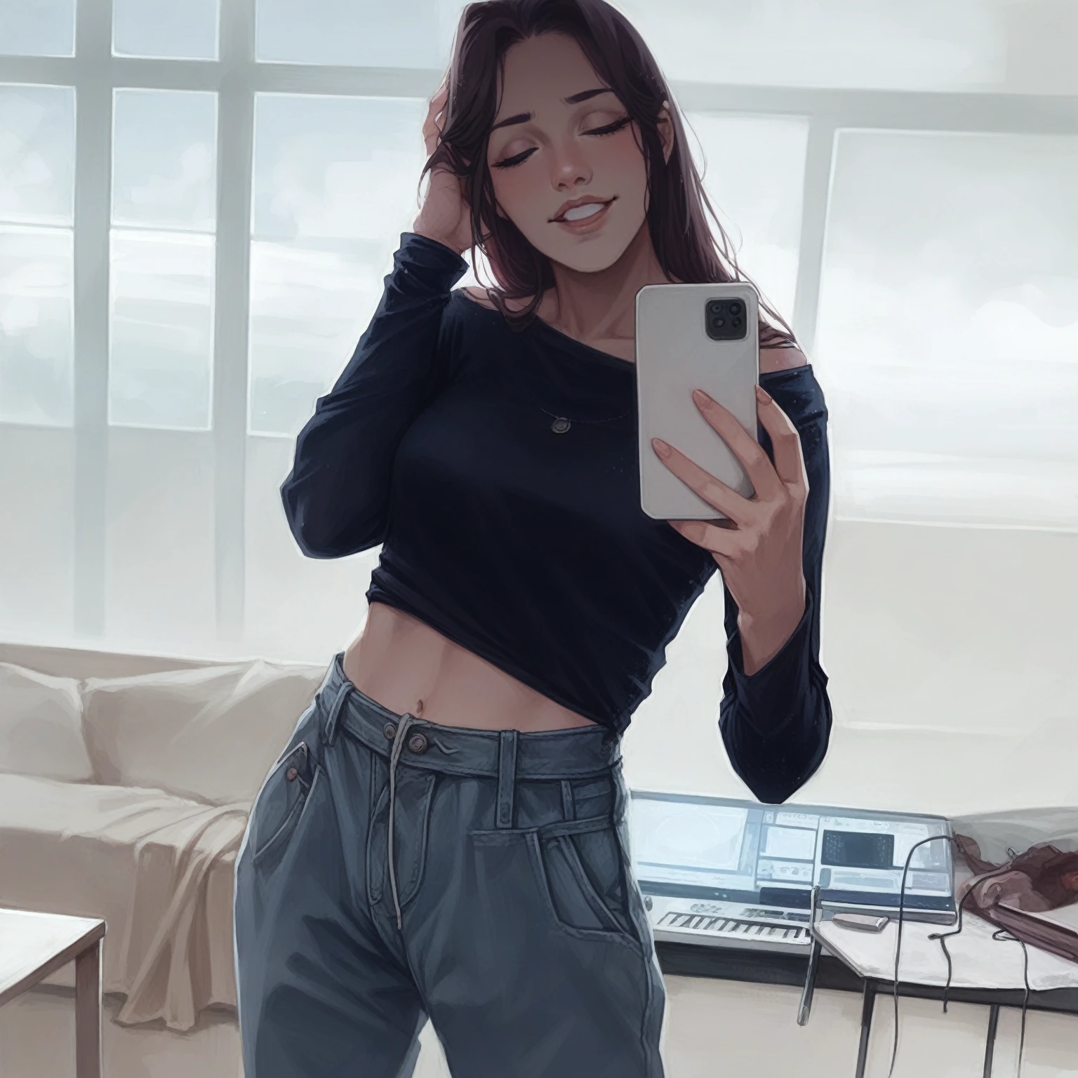 (masterpiece:1.2, best quality:1.2, beautiful, high quality, highres:1.1, aesthetic), detailed, extremely detailed, ambient soft lighting, 4K, perfect lighting,
1girl, solo,CARTOON_April_ONeil_TMNT_ownwaifu, www.ownwaifu.com,