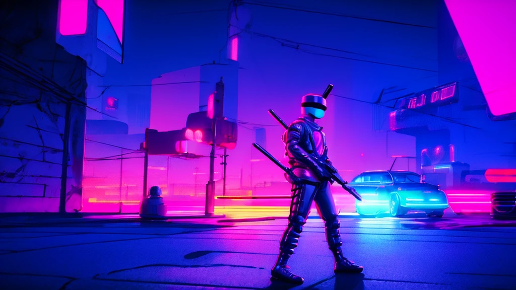 Ninja synthwave