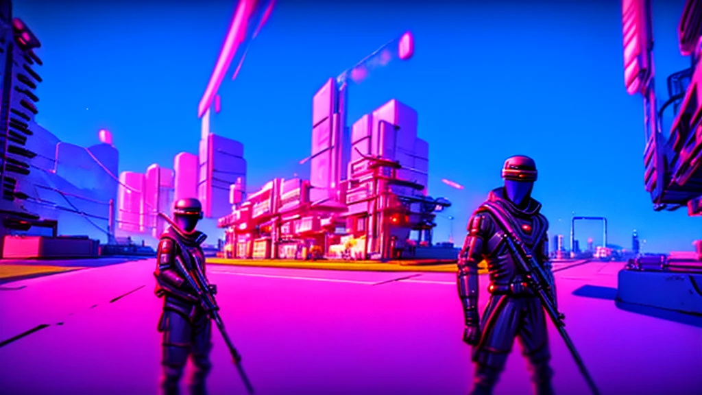 Ninja synthwave