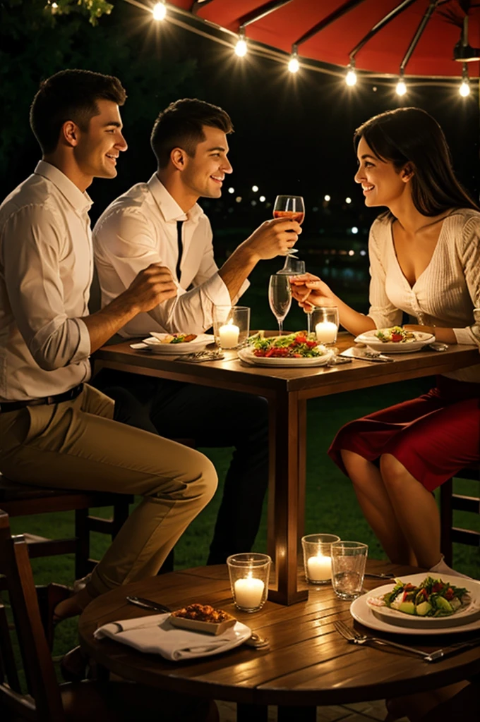 romantic dinner