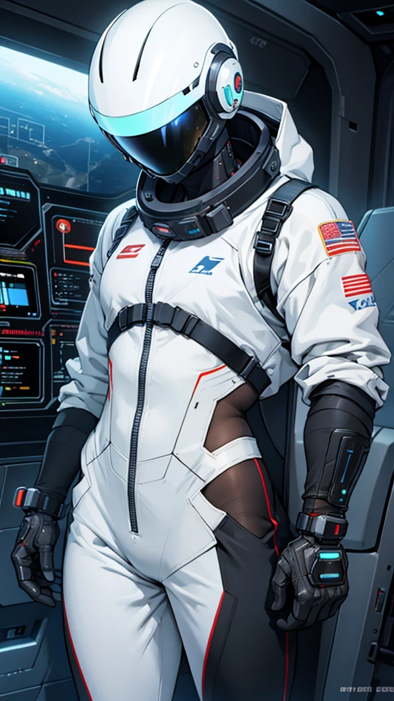 Scfi cybernetic combat spacesuit