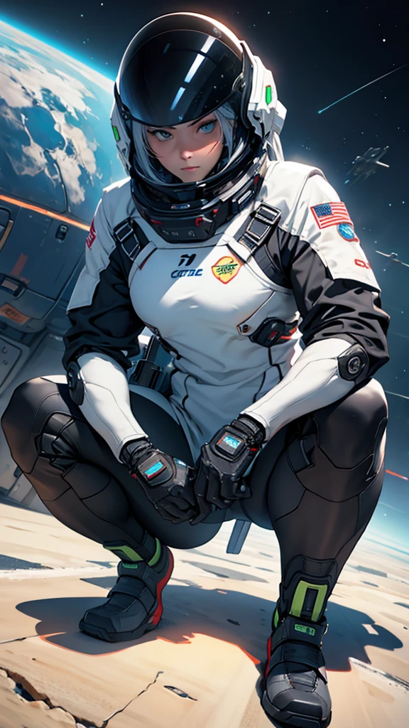 Scfi cybernetic combat spacesuit