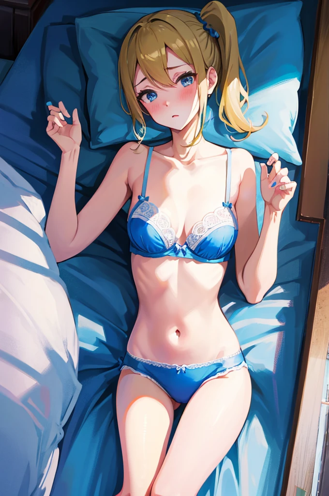 M-shaped legs、Blonde、Side Ponytail、、、Blue underwear、Pale blue eyes、Blushing、Bedroom、On the bed、Random pose、Looks like she&#39;s about to cum、Glamorous expression、Blushing、Blue underwear、Cute underwear、Undressing、、Bedroom、On the bed、M-shaped legs、Random pose,Show your pants、Blonde、Side Ponytail、、Pale blue eyes、night、night、Not wearing a bra、、Blushing、lipstick、Perfect hands、Detailed hands、Bedroom、On the bed、hand bra
