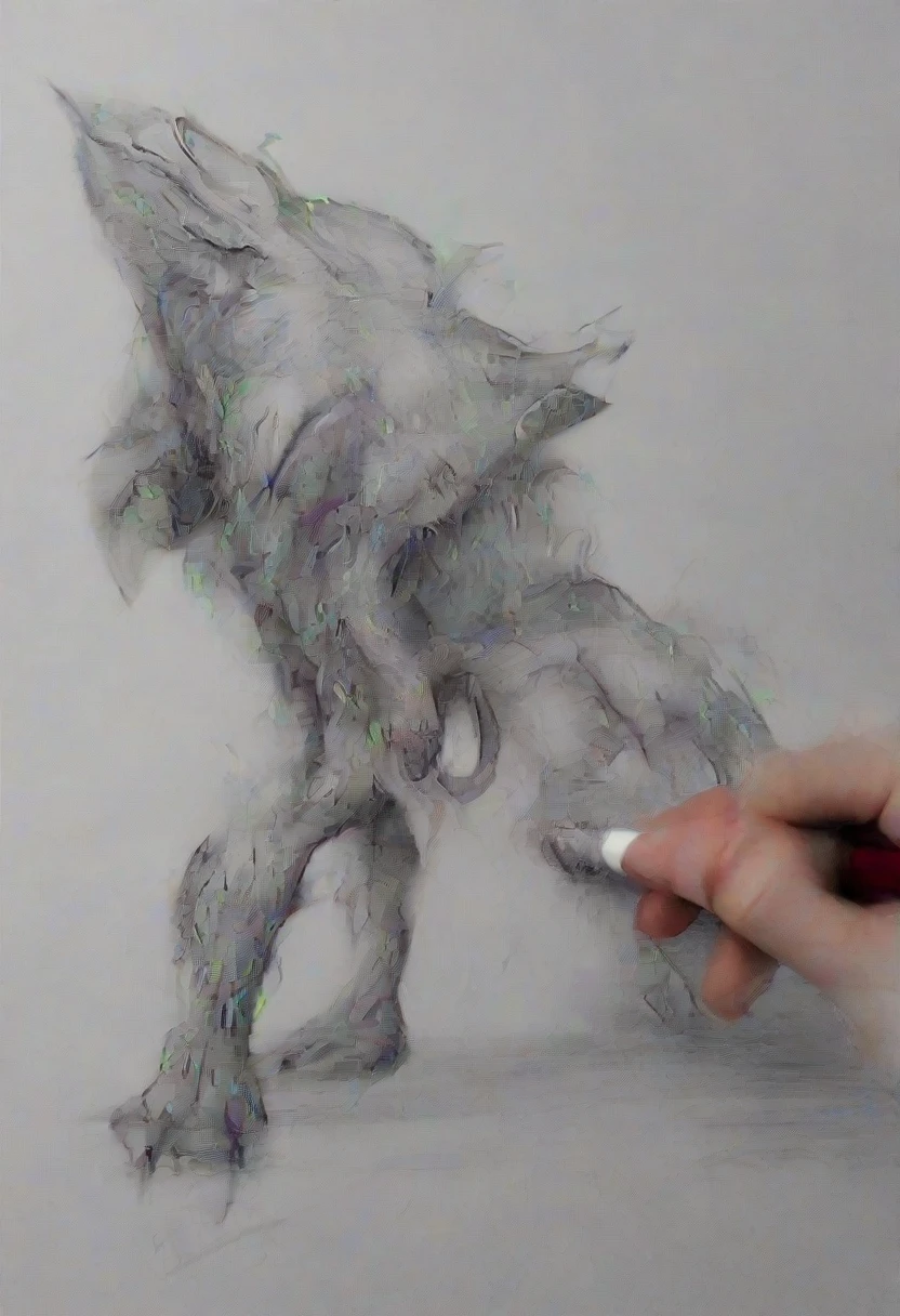 Draw a fictional creature