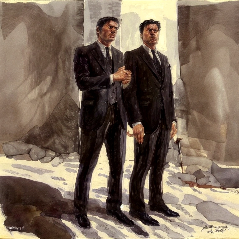 masterpiece, best quality, realistic, ((1male)), mature male, quiet and charming young man, 45 years old, close his eyes, serious, closed mouth, extremely detailed face, cold, ((dark grey eyes)), ((short-right-swept dark brown hair)), [thick eyebrows], mafia, ((black suit)), accurate, detailed.