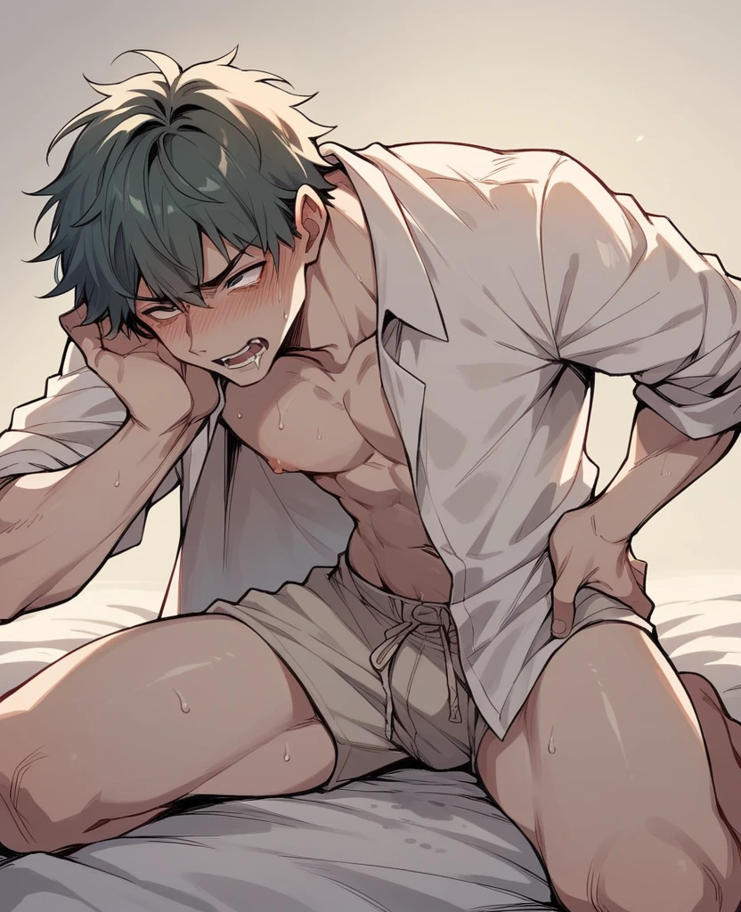 Anime boy being fucked