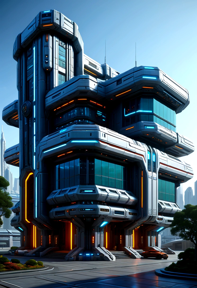 sci fi building