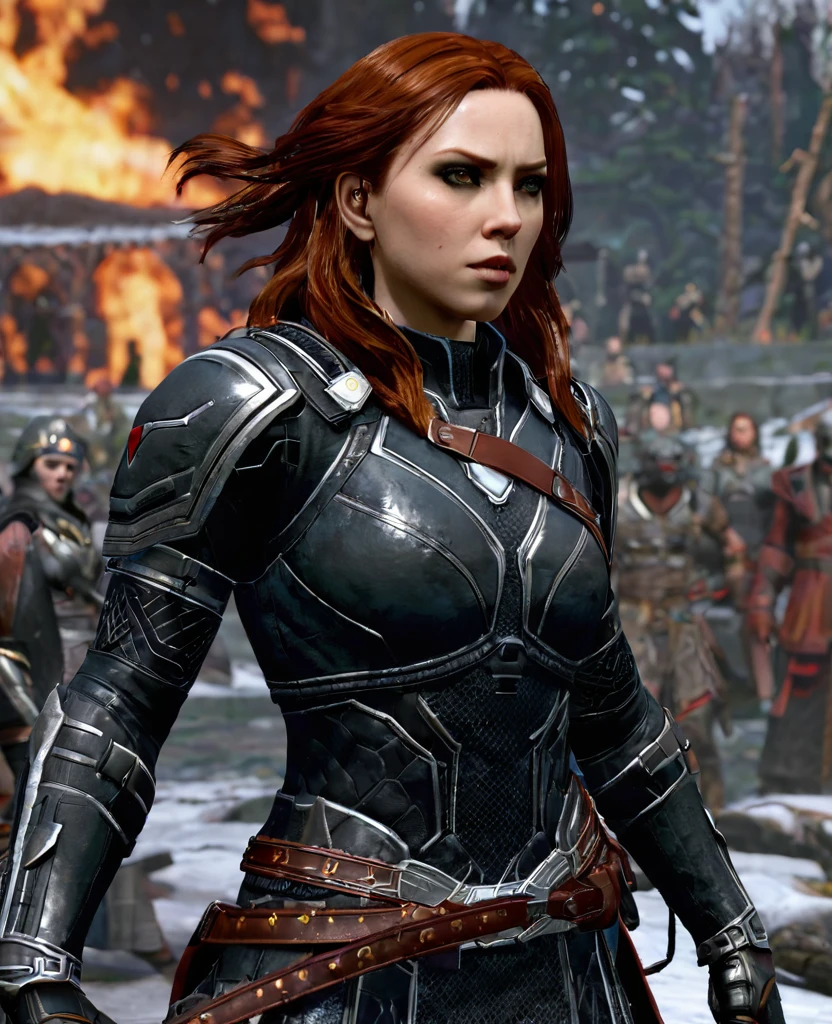 Mod para God of War: "Natasha Romanoff - The Black Widow in Asgard"
Mod Description:
In this mod, Natasha Romanoff, known as the Black Widow, is set in the kingdom of Asgard during a time of crisis and conflict between the Norse gods.. Taking advantage of his skills in espionage and hand-to-hand combat, Natasha becomes involved in a series of events that lead her to face powerful mythological creatures and warrior gods..