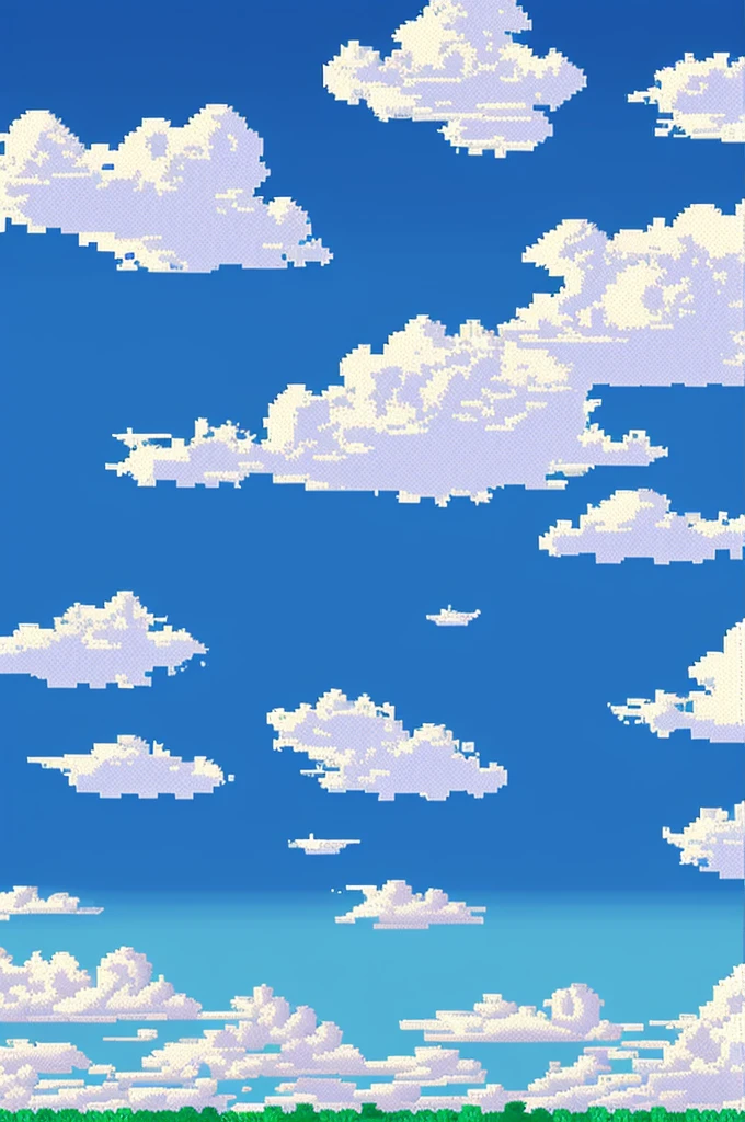 Sky in pixel art mode