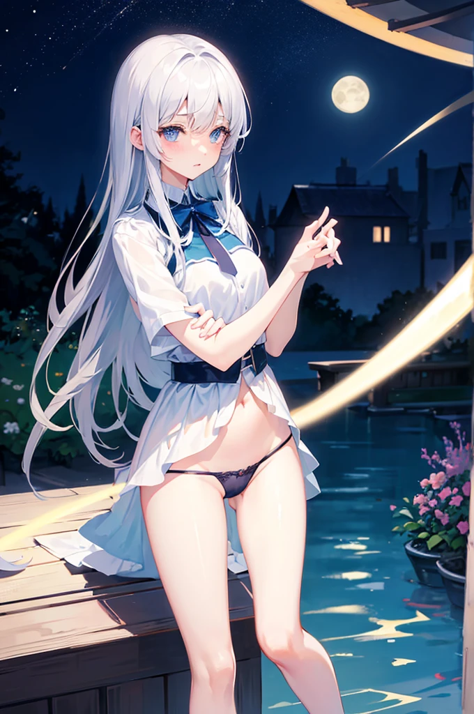 M-shaped legs、黄色のPanties、Leaning forward、、Light silver hair、Semi-long hair、garden、night、、Pale blue eyes、Blushing、、Random pose、Looks like she&#39;s about to cum、Glamorous expression、Blushing、Yellow underwear、Cute underwear、Undressing、、Bedroom、On the bed、M-shaped legs、Random pose,Show your pants、Light silver hair、Semi-long hair、Panties、night、、Pale blue eyes、night、night、Not wearing a bra、、Blushing、lipstick、Perfect hands、Detailed hands、nightのgarden、hand bra