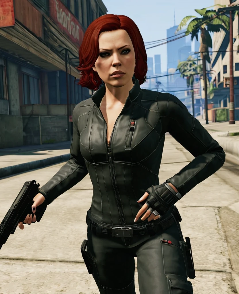Mod for GTA: "Natasha Romanoff - Covert Operation"
Mod Description:
In this mod, Natasha Romanoff, also known as the Black Widow, It is located in the city of Los Santos, immersed in a secret mission to dismantle an international criminal network. Using his espionage skills, hand-to-hand combat and weapon handling, Natasha must navigate the underworld of Los Santos, confronting dangerous criminals and uncovering conspiracies.