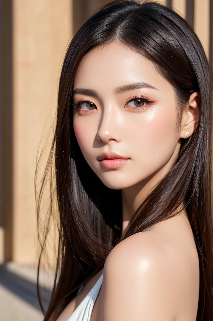 Japanese　Beauty　Skin gloss　A luxurious look　
Light tracing effect　Lifelike light and shadow effects Highly realistic faces　Masterpiece