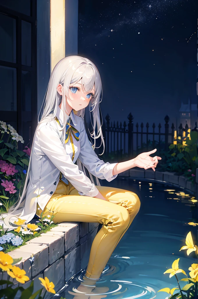 M-shaped legs、Yellow Pants、Leaning forward、、Light silver hair、Semi-long hair、Garden、night、、pale blue eyes、Blushing、、Random pose、Looks like she's about to cum、Glamorous expression、Blushing、Yellow underwear、Cute underwear、Undressing、、Bedroom、On the bed、M-shaped legs、Random pose,Show your pants、Light silver hair、Semi-long hair、Panties、night、、pale blue eyes、night、night、Not wearing a bra、、Blushing、lipstick、Perfect hands、Detailed hands、nightのGarden、hand good