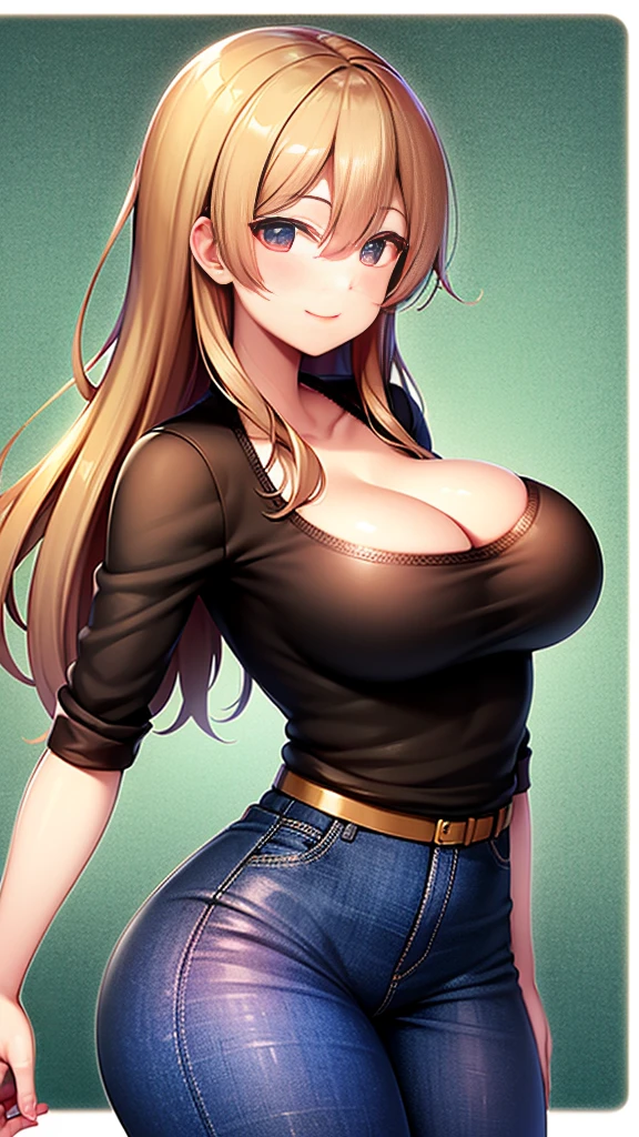((Highest quality、、masterpiece:1.3)), Upper Body、Long legs、Sharp focus:1.2, Beautiful woman with perfect figure:1.4、((Big Breasts:1.2)), (Big Breasts、Soft looking big ass、Feminine body 、Smiling:1.2), Face and skin texture crafted to the smallest detail、Fine-grained、double eyelid、25-year-old female、sexly、Casual wear