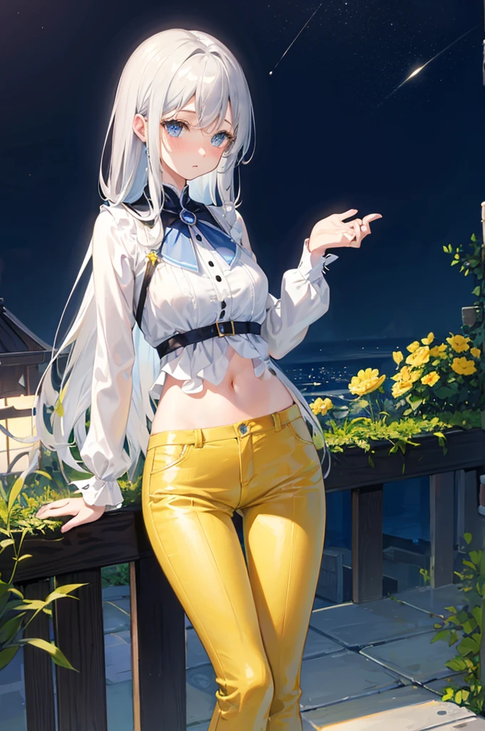 M-shaped legs、Yellow Pants、Leaning forward、、Light silver hair、Semi-long hair、Garden、night、、pale blue eyes、Blushing、、Random pose、Looks like she&#39;s about to cum、Glamorous expression、Blushing、Yellow underwear、Cute underwear、Undressing、、Bedroom、On the bed、M-shaped legs、Random pose,Show your pants、Light silver hair、Semi-long hair、Panties、night、、pale blue eyes、night、night、Not wearing a bra、、Blushing、lipstick、Perfect hands、Detailed hands、nightのGarden、hand good