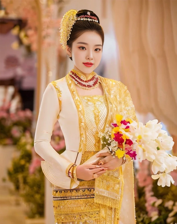Close-up photo of a woman,  perfect has a round face, Profile picture, charming anime,stereoscopic 8k,45 high quality colored lights,000,000,000 pixels inspired by Woobin, south east asian with a round face, Yanjun Chengt, Xindong Chen, heise-lian yan fang, Chinese girl, Yun Ling, Cute young man with a sweet Asian face, with a round face, Li Zixin, Ruean Jia is very beautiful.!, Inspiration from Huang Ji