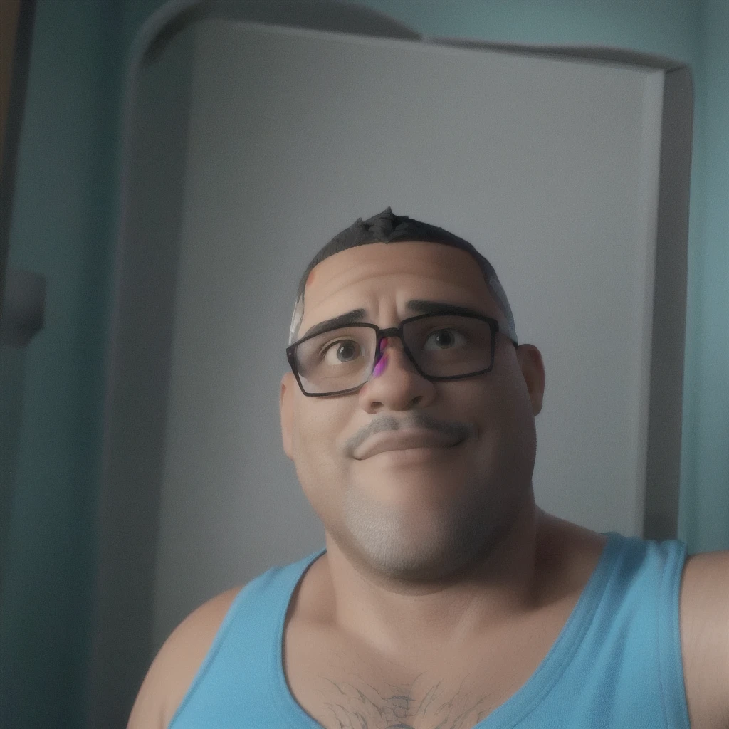 there is a man with glasses on taking a selfie in the mirror, 45 years old men, 4 0 years old man, Ronaldo Nazario fenomeno, david rios ferreira, 5 0 years old man, profile image, 8, Ronaldo Nazario, he is about 50 years old, he is about 50 years old