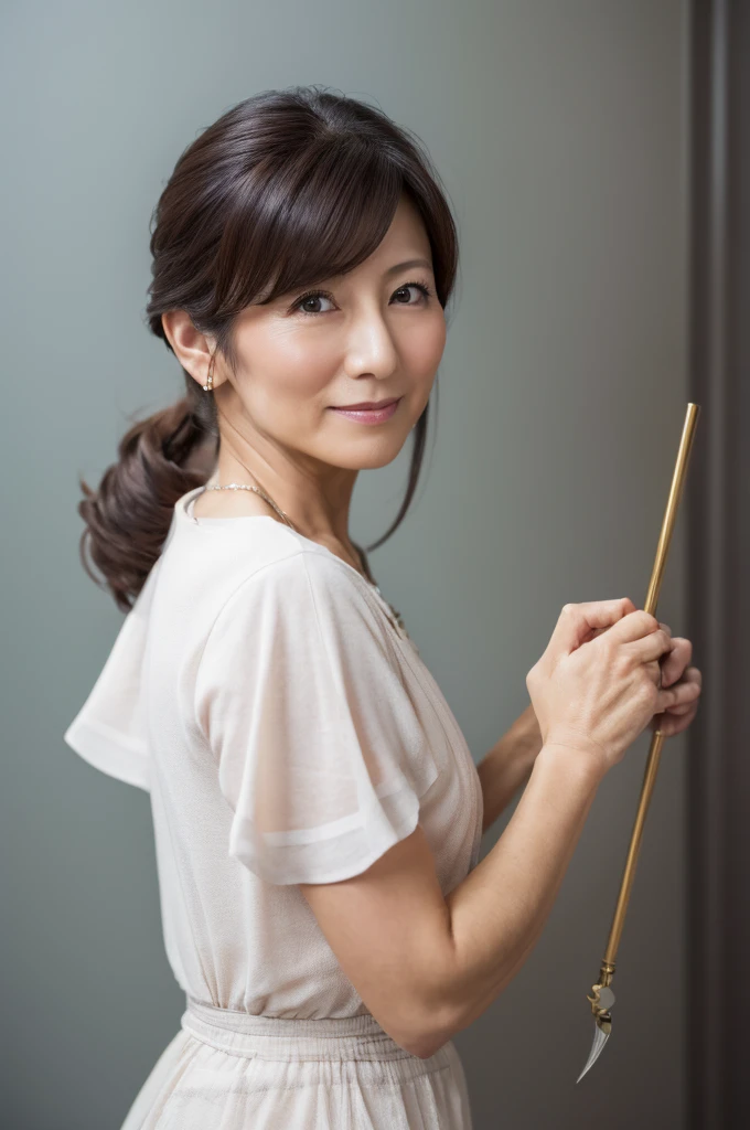 ((Highest quality)), ((masterpiece)), (detailed), Japanese,Mature Woman