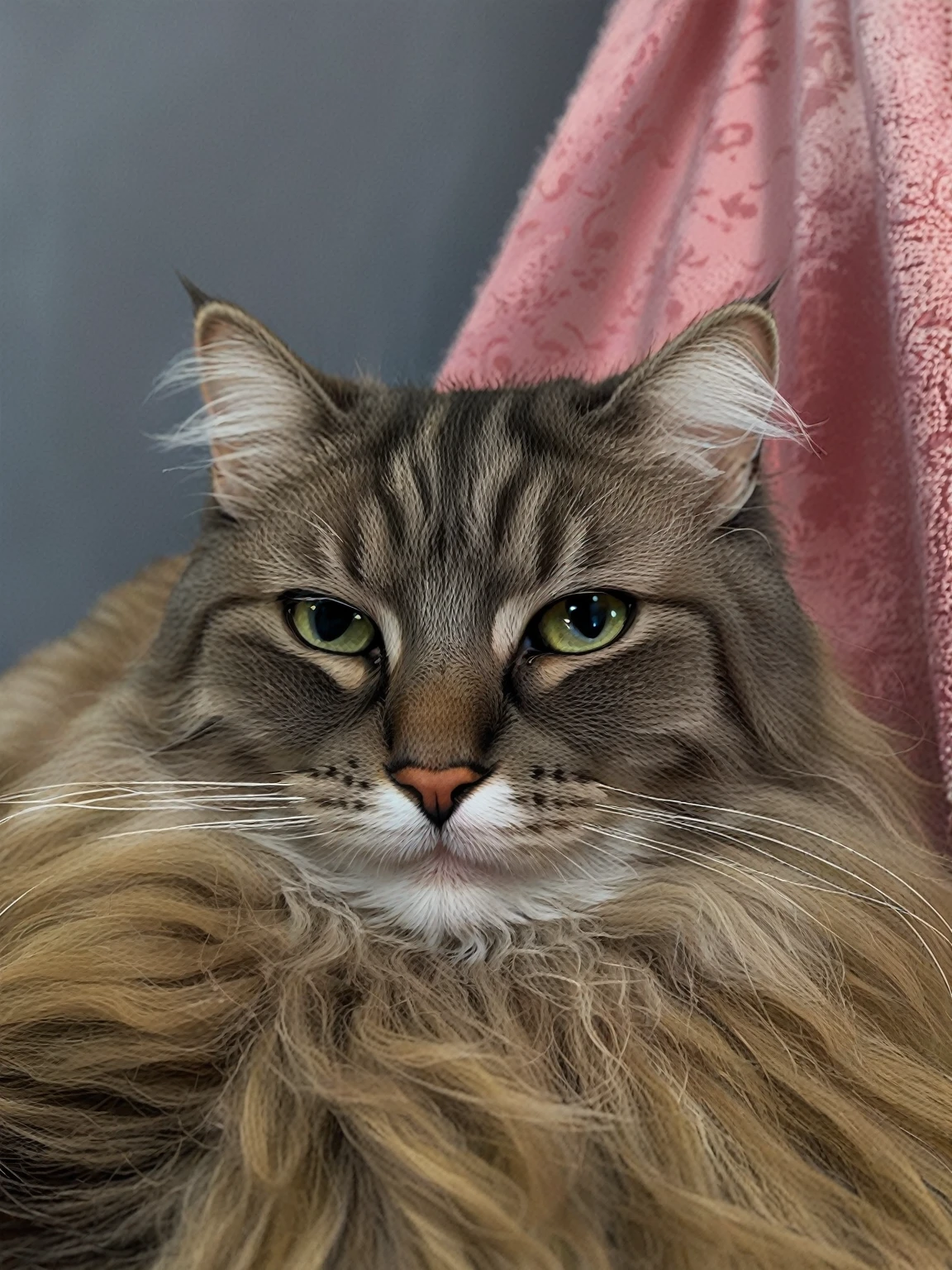 disney cartoon style cat based on the reference image