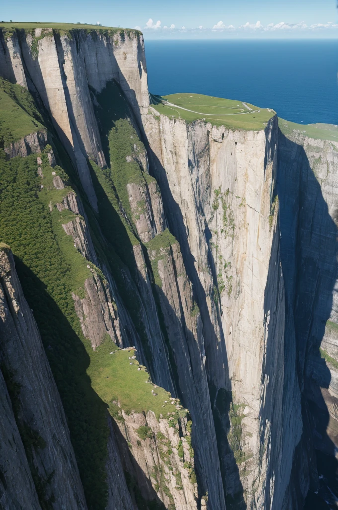 Realistic cliff image