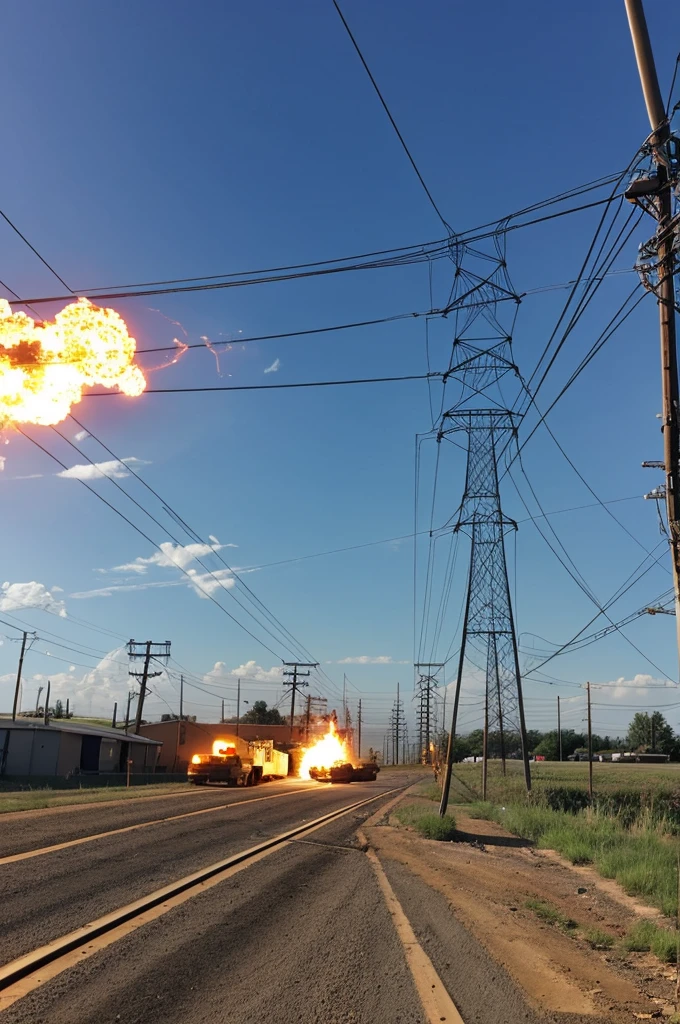 High voltage line maneuvers 