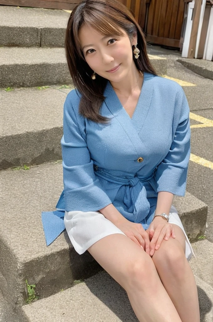 ((Highest quality)), ((masterpiece)), (detailed), Japanese,Mature Woman