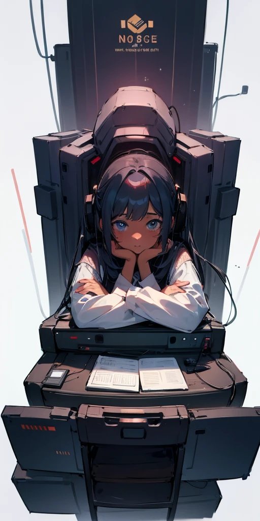 Man talking to girl on computer