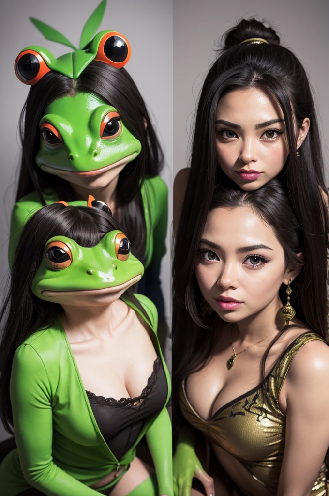 Create frog-faced women